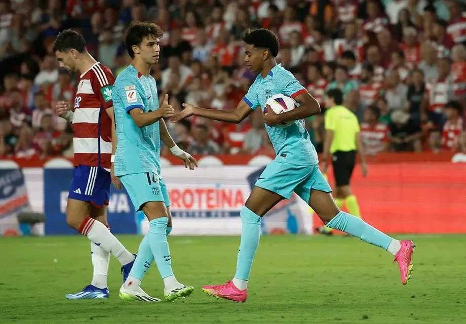 مباراة برشلونة وغرناطة