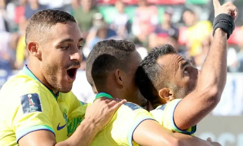 مشاهدة مباراة البرازيل وايران بث مباشر في كأس العالم لكرة القدم الشاطئية