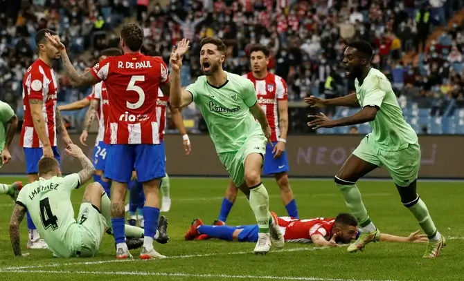 مشاهدة مباراة أتلتيك بلباو وأتلتيكو مدريد بث مباشر في كأس ملك إسبانيا