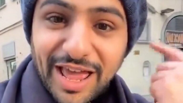 بنجلاديشي في إيطاليا أوقفني ليسألني عن واحد شمري