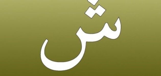 جماد بحرف ش