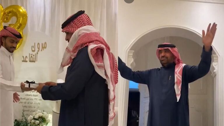 شاهد أبناء يحتفلون بتقاعد والدهم على طريقتهم الخاصة
