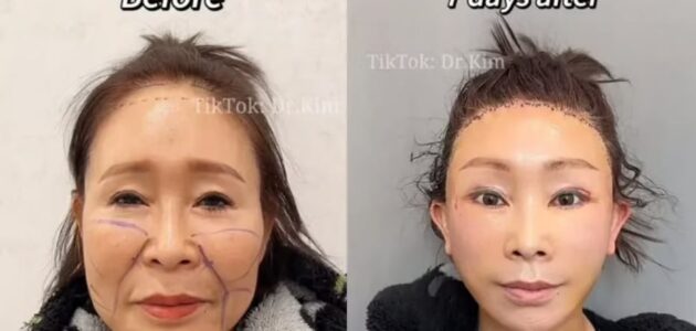 شاهد جراح تجميل على تيك توك يثير الجدل بنتائج عملياته في شد الوجه