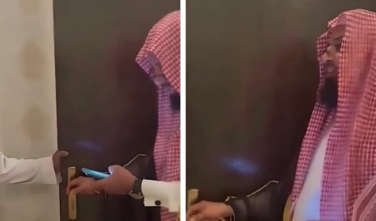 شاهد شاب سعودي يثير التفاعل بتوثيقه لحظة عقد قرانه على فتاة اشترطت مهر 35 ألف ريال