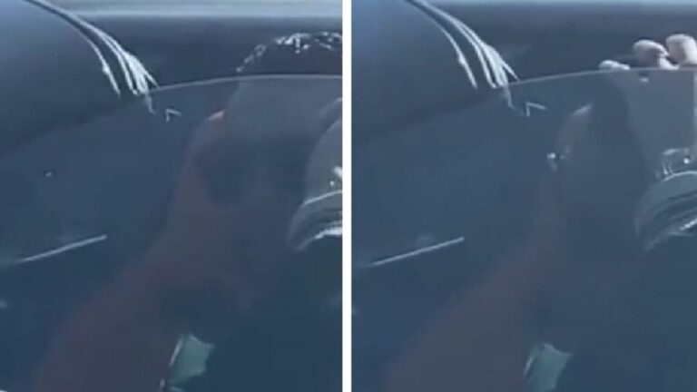 شاهد فتاة تصادف كريستيانو رونالدو عند أحد إشارات المرور في الرياض