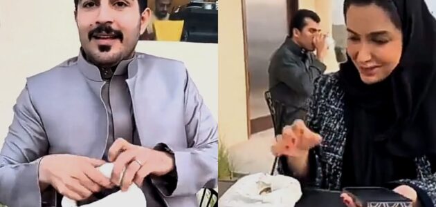 شاهد يحيى الودعاني يسخر من حجم حقيبة شقيقته نجلاء