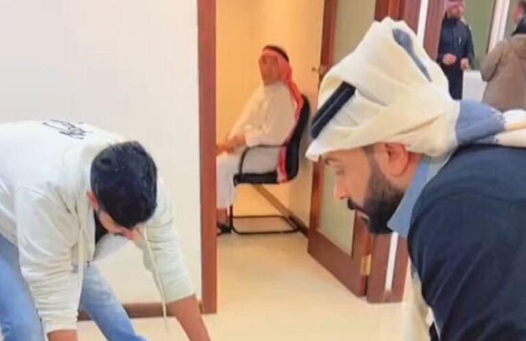 مقطع متداول.. محامي يحتفل بصدور أحكام قضائية لصالح موكليه ويقيم مفطح لفريق المكتب