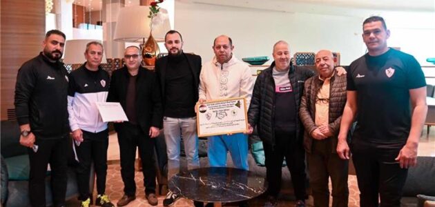 وفد من الديوان الرياضي الجزائري يزور بعثة الزمالك في عنابة