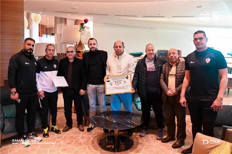 وفد الديوان الجزائري يزور وفد الزمالك