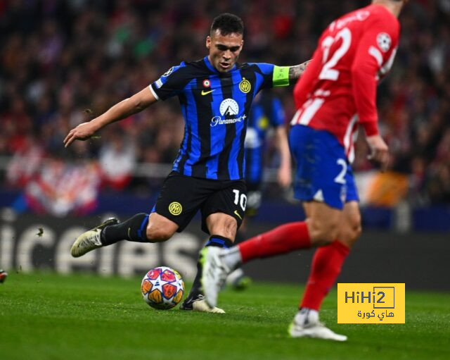 مساحات نيوز : إحصائيات لاوتارو مارتينيز أمام أتلتيكو مدريد
