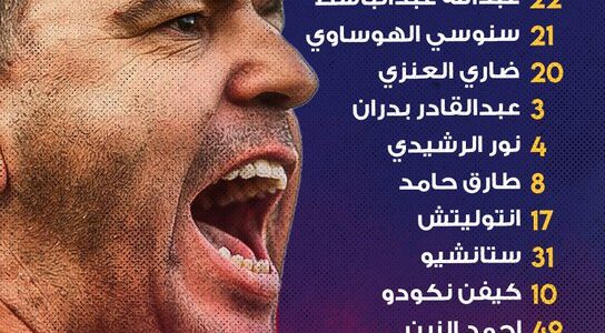 مساحات نيوز : طارق حامد أساسيًا في تشكيل ضمك ضد الوحدة بالدوري السعودي