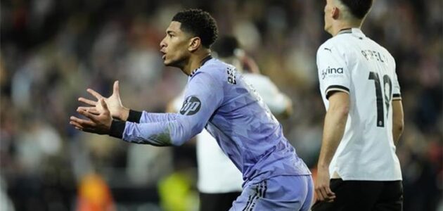 مساحات نيوز : يجعلوني عبرة للغير.. بيلينجهام يوجه رسالة نارية للحكام بعد طرده أمام فالنسيا